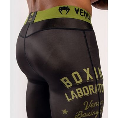 Venum Boxing Lab Compression Tights Nero-Verde