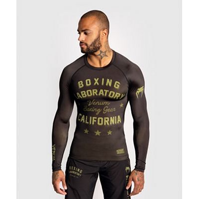 Venum Boxing Lab Rashguard LS Schwarz-Grün