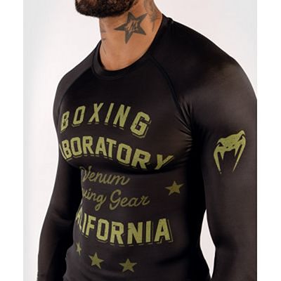 Venum Boxing Lab Rashguard LS Svart-Grön