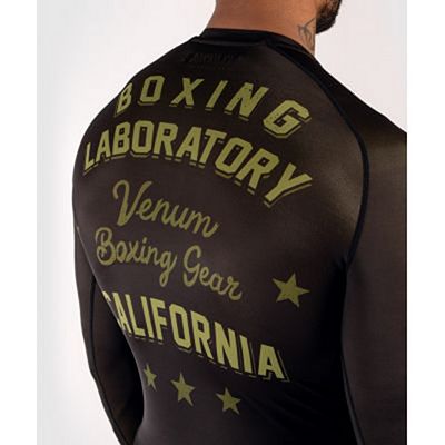 Venum Boxing Lab Rashguard LS Preto-Verde