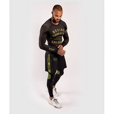 Venum Boxing Lab Rashguard LS Svart-Grön