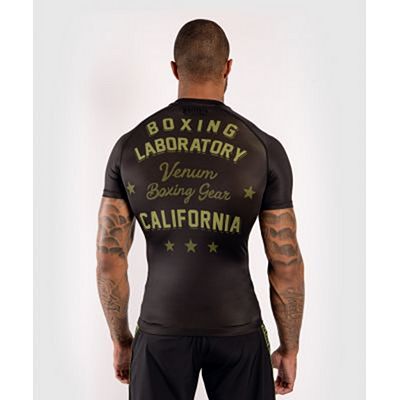 Venum Boxing Lab Rashguard SS Fekete-Zöld