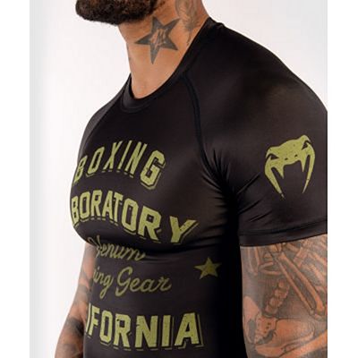 Venum Boxing Lab Rashguard SS Preto-Verde