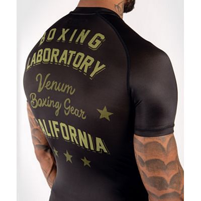 Venum Boxing Lab Rashguard SS Noir-Vert