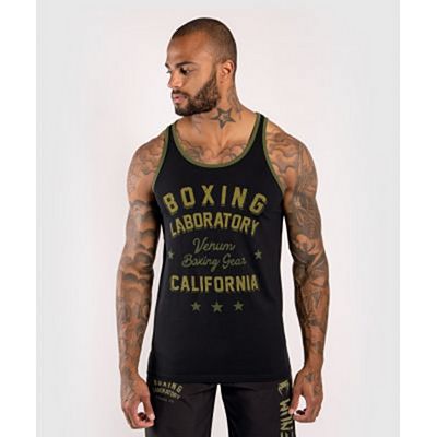 Venum Boxing Lab Tank Top Svart-Grön