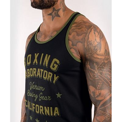 Venum Boxing Lab Tank Top Nero-Verde