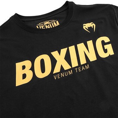 Venum Boxing VT T-shirt Schwarz-Gold