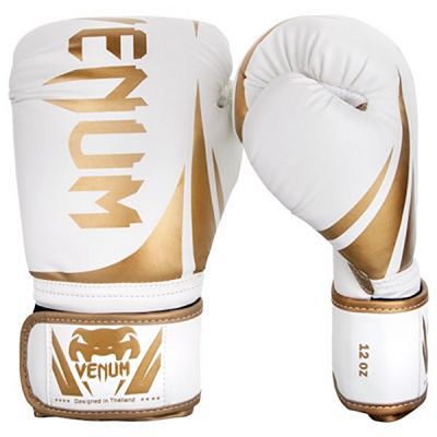 Venum Challenger 2.0 Boxing Gloves Weiß-Gold