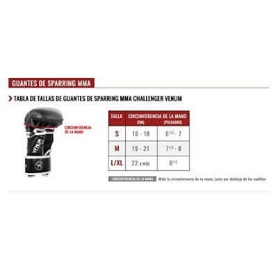 Venum Challenger 3.0 Sparring Gloves Weiß-Schwarz