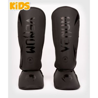 Venum Challenger Kids Shin Guards Nero-Nero