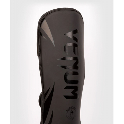 Venum Challenger Kids Shin Guards Fekete-Fekete