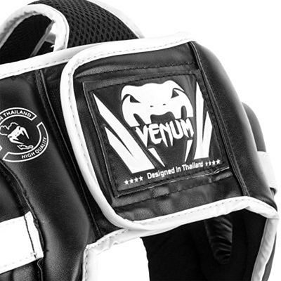 Venum Challenger Open Face Headgear Schwarz-weiß