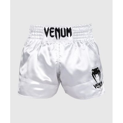 Venum Classic Muay Thai Shorts Weiß-Schwarz