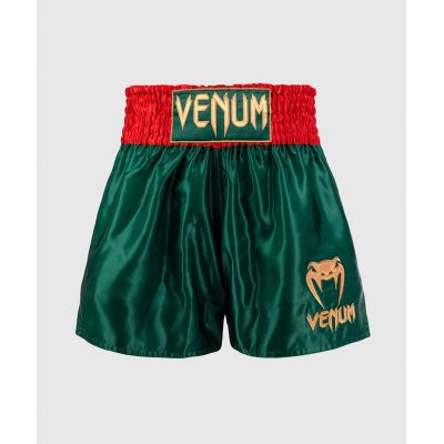 Venum Classic Muay Thai Shorts Vert-Rouge