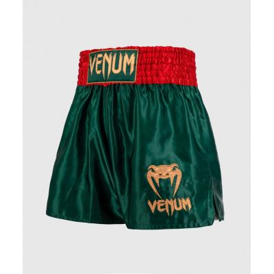 Venum Classic Muay Thai Shorts Vert-Rouge