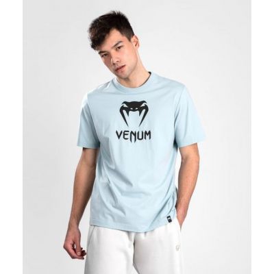 Venum Classic T- Shirt Bleu Ciel-Noir