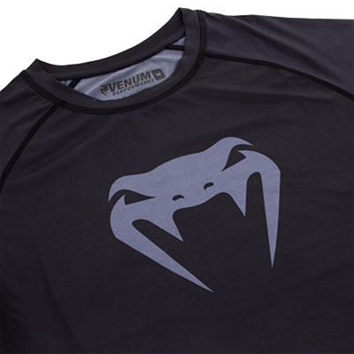 Venum Contender 3.0 Compression T-shirt L/S Schwarz-Grau