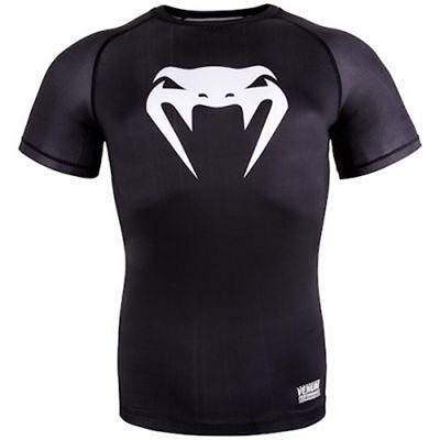 Venum Contender 3.0 Compression T-shirt S/S Black-White