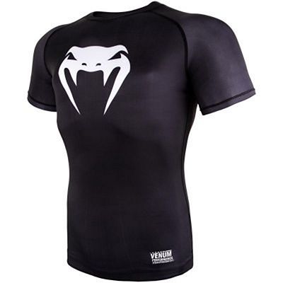 Venum Contender 3.0 Compression T-shirt S/S Black-White