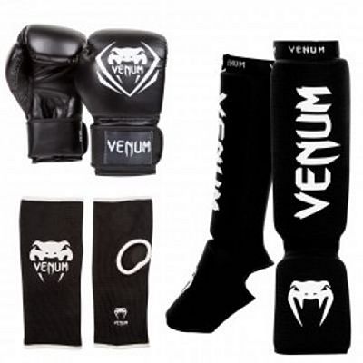 Las mejores ofertas en Venum negro mano de protección en boxeo y artes  marciales Wraps