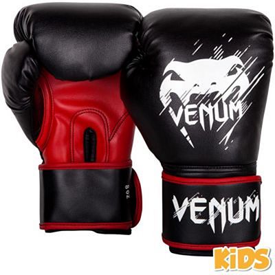 Venum Guantes Infantiles Contender Negro-Rojo