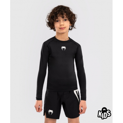 Venum Contender Kids Rashguards L/S Negro
