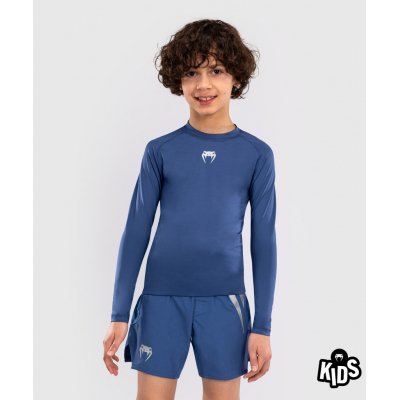 Venum Contender Kids Rashguards L/S Azul