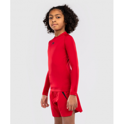 Venum Contender Kids Rashguards L/S Rojo