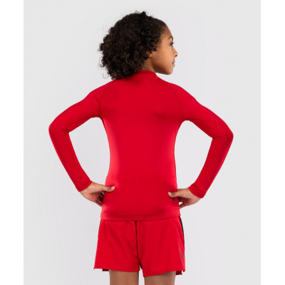 Venum Contender Kids Rashguards L/S Rojo