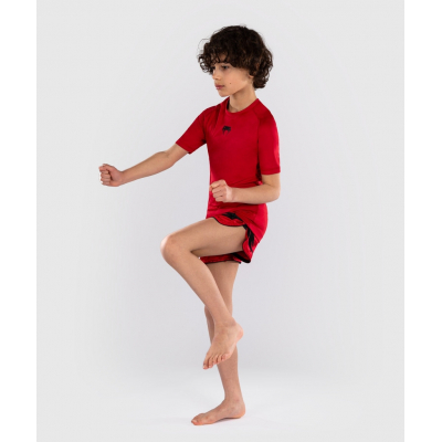 Venum Contender Kids Rashguards Short Sleeves Rojo