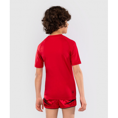 Venum Contender Kids Rashguards Short Sleeves Rojo