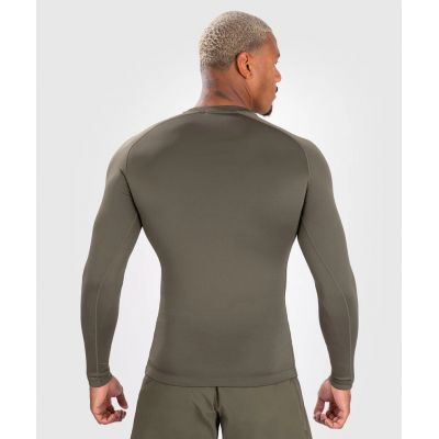 Venum Contender Mens Long Sleeve Rashguard Green