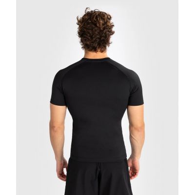 Venum Contender Mens Short Sleeve Rashguard Black
