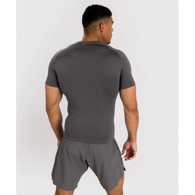 Venum Contender Mens Short Sleeve Rashguard Grey
