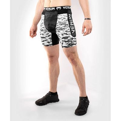 Venum Defender Compression Shorts White-Camo