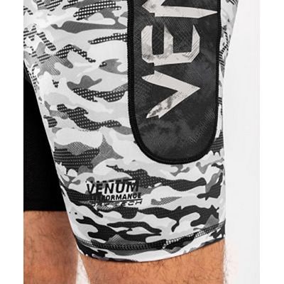 Venum Defender Compression Shorts White-Camo