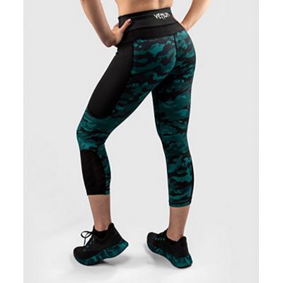 Venum Defender Crop Leggings Negro-Verde