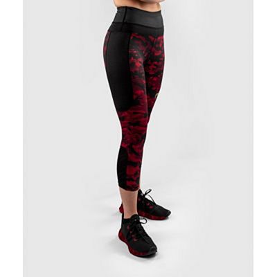 Venum Defender Crop Leggings Preto-Vermelho