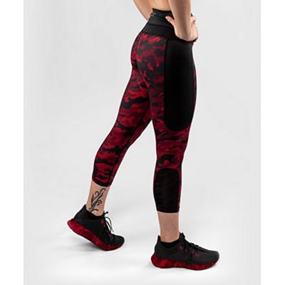 Venum Defender Crop Leggings Preto-Vermelho