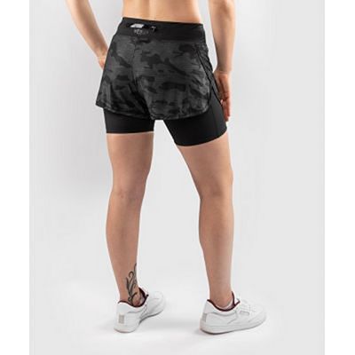 Venum Defender Hybrid Compression Short Nero-Nero