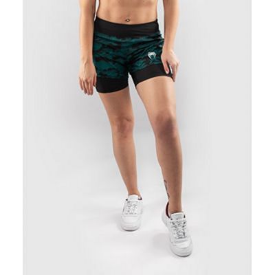 Venum Defender Hybrid Compression Short Noir-Vert