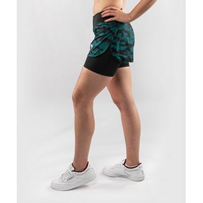 Venum Defender Hybrid Compression Short Preto-Verde