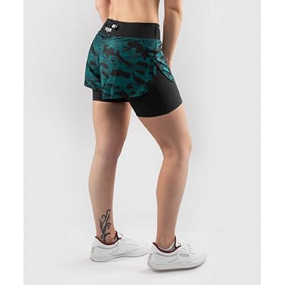 Venum Defender Hybrid Compression Short Nero-Verde