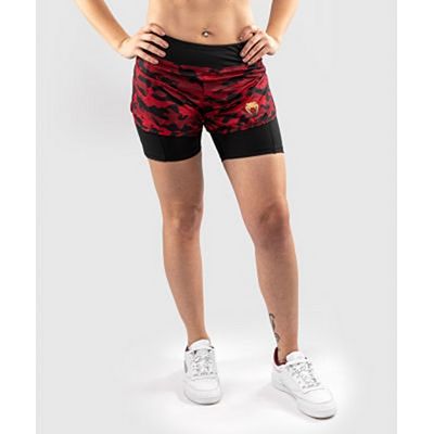 Venum Defender Hybrid Compression Short Noir-Rouge