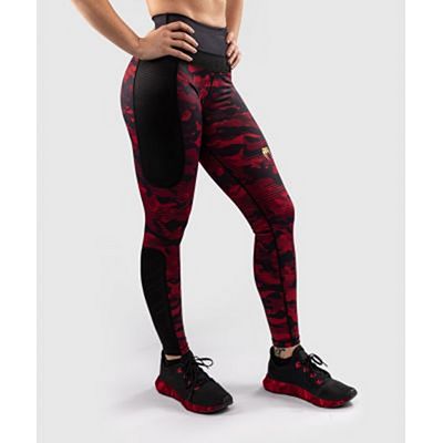 Venum Defender Leggings Preto-Vermelho