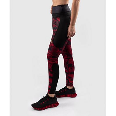 Venum Defender Leggings Preto-Vermelho