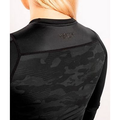 Venum Defender Rashguard LS Negro-Negro