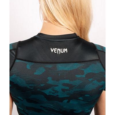 Venum Defender Rashguard SS Nero-Verde