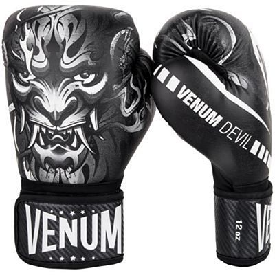 Venum Devil Boxing Gloves Branco-Preto