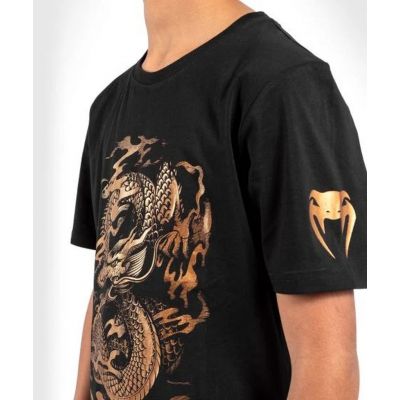 Venum Dragon Flight Kids TShirt Black-Gold